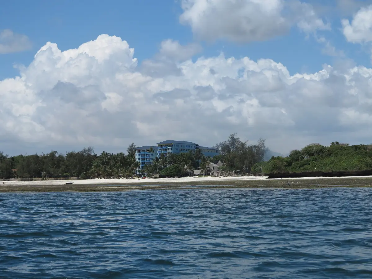 Bamburi Beach north of Mombasa