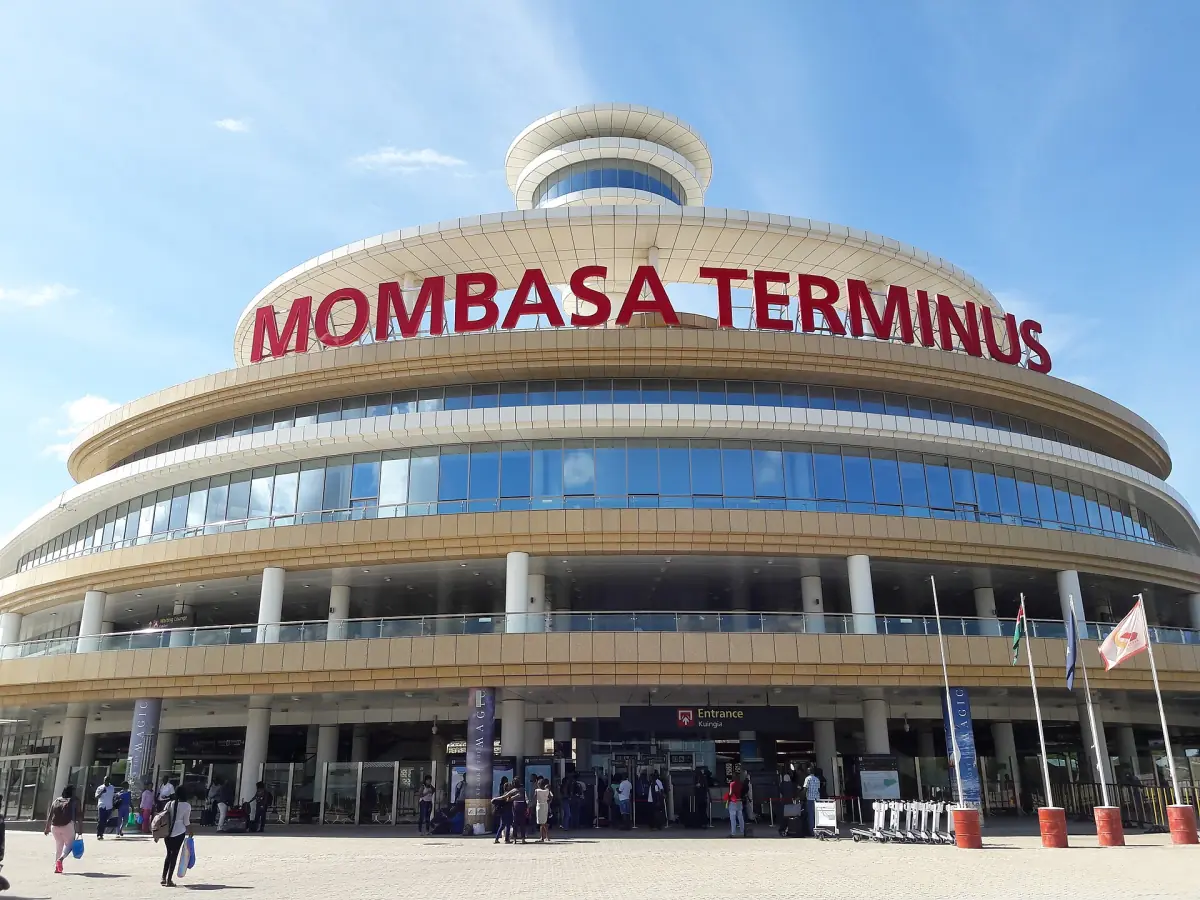 Mombasa Terminus station of the SGR