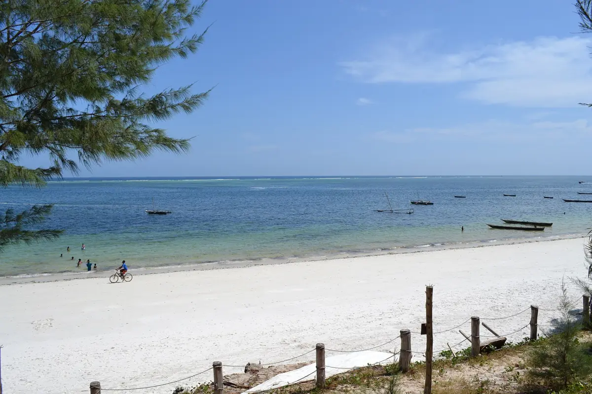 Das Ufer von Nyali Beach