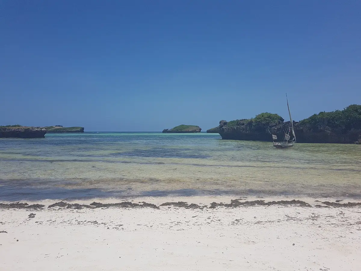 Kleine Inseln vor dem Watamu Beach